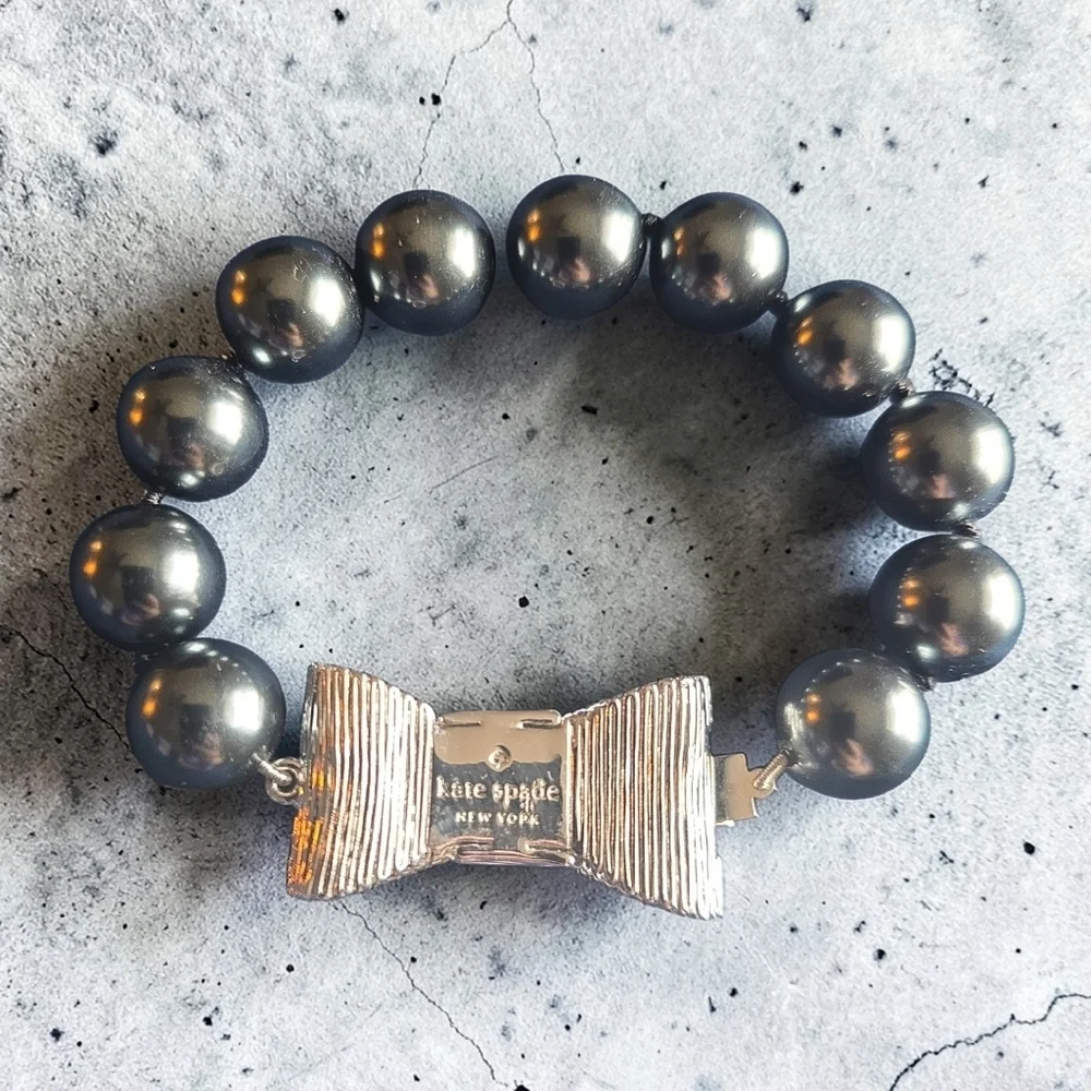 Kate Spade Pearl and Bow Bracelet
